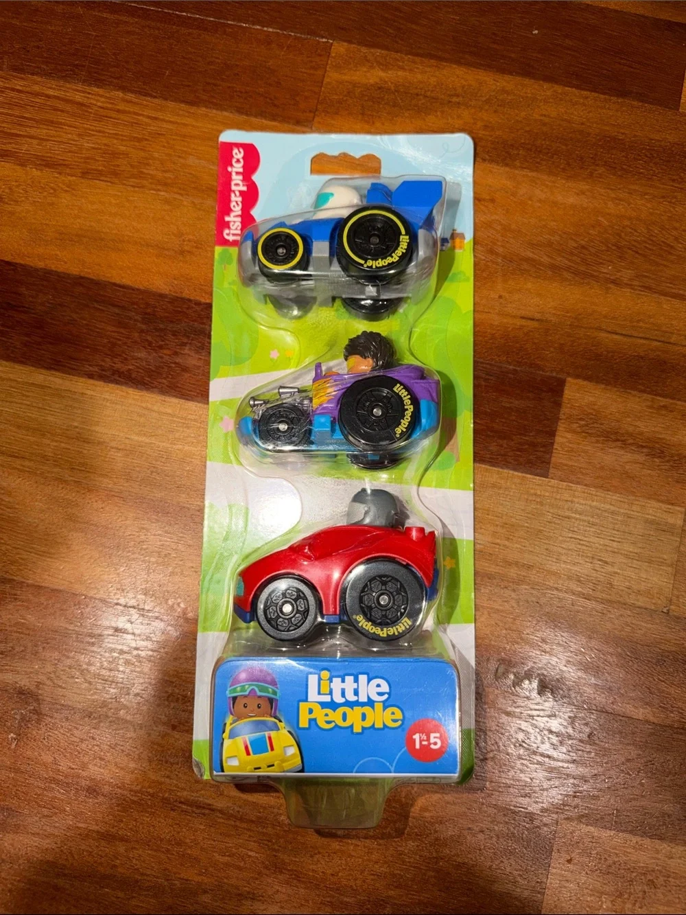 Fisher Price Little People Little Wheelies 3 pack new in box
